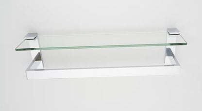 Alno - Linear 24 Inch Glass Shelf With Towel Bar
