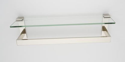 Alno - Linear 24 Inch Glass Shelf With Towel Bar