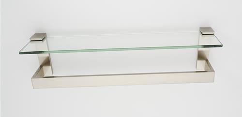 Alno - Linear 24 Inch Glass Shelf With Towel Bar