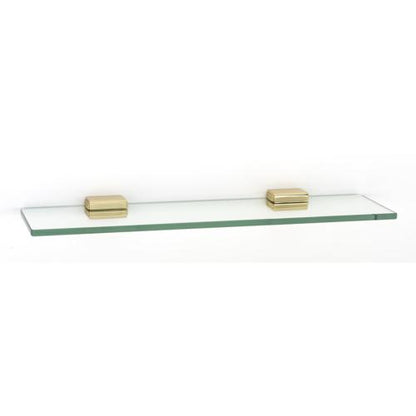 Alno - 18 Inch Glass Shelf W/Brackets