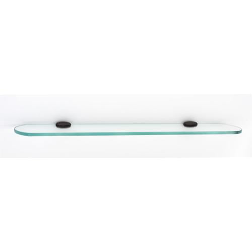 Alno - 24 Inch Glass Shelf W/Brackets