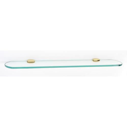 Alno - 24 Inch Glass Shelf W/Brackets