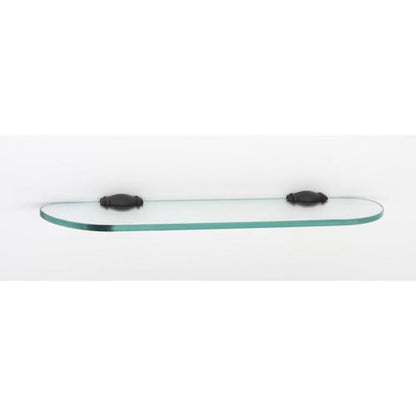 Alno - 18 Inch Glass Shelf W/Brackets