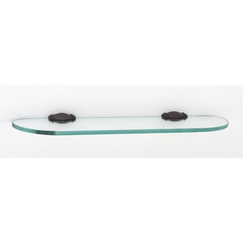 Alno - 18 Inch Glass Shelf W/Brackets