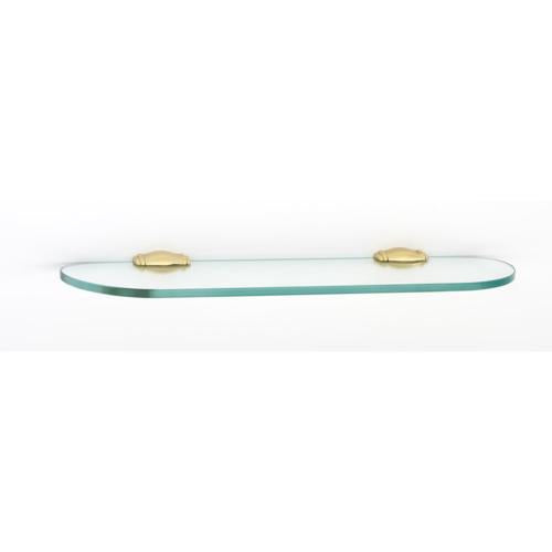 Alno - 18 Inch Glass Shelf W/Brackets