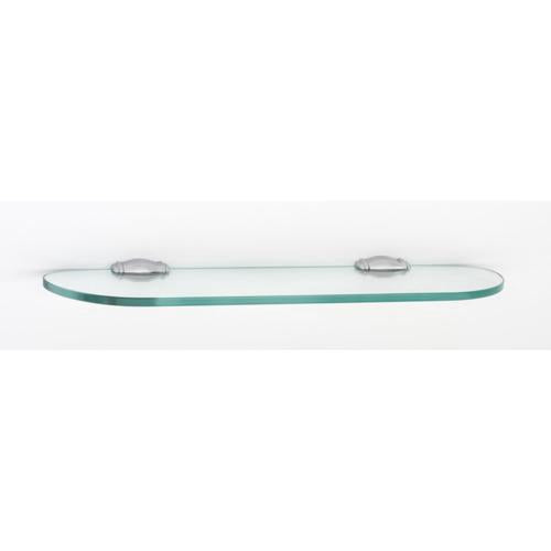 Alno - 18 Inch Glass Shelf W/Brackets