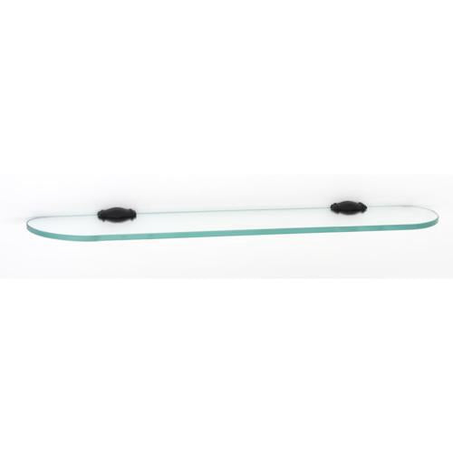 Alno - 24 Inch Glass Shelf W/Brackets