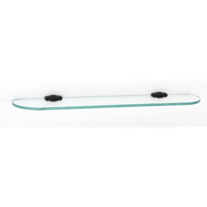Alno - 24 Inch Glass Shelf W/Brackets