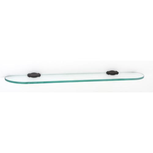 Alno - 24 Inch Glass Shelf W/Brackets