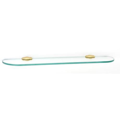 Alno - 24 Inch Glass Shelf W/Brackets