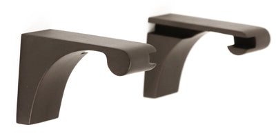 Alno - Luna Glass Shelf Brackets Only
