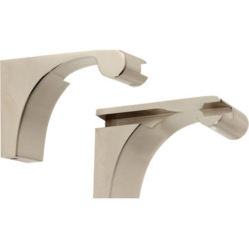 Alno - Luna Glass Shelf Brackets Only