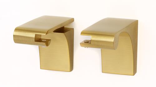 Alno - Luna Glass Shelf Brackets Only