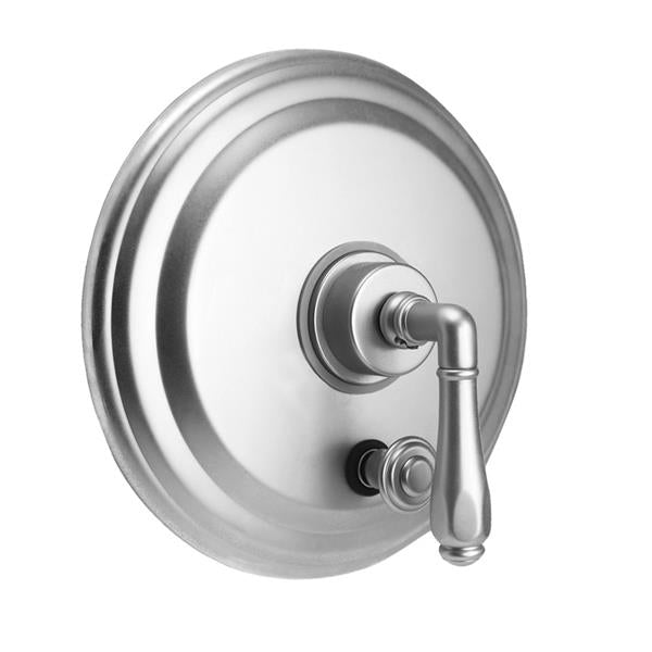 Jaclo - Round Plate With Hex Lever Trim For Pressure Balance Cycling Valve With Built-in Diverter (J-DIV-CSV)