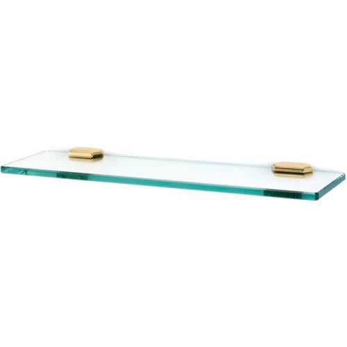 Alno - 18 Inch Glass Shelf W/Brackets