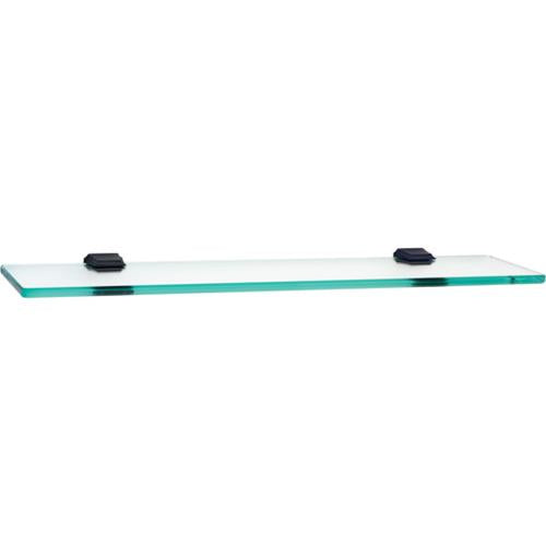 Alno - Geometric 24 Inch Glass Shelf W/Brackets