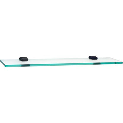 Alno - Geometric 24 Inch Glass Shelf W/Brackets