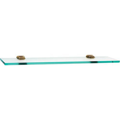 Alno - Geometric 24 Inch Glass Shelf W/Brackets