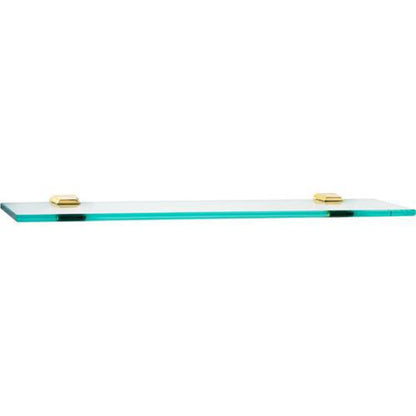 Alno - Geometric 24 Inch Glass Shelf W/Brackets