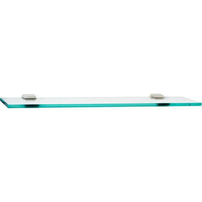 Alno - Geometric 24 Inch Glass Shelf W/Brackets