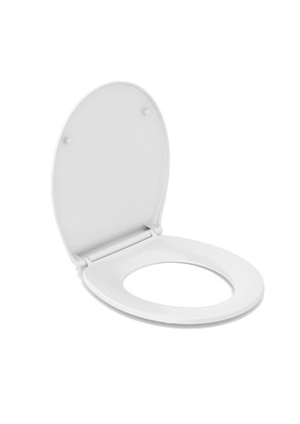 Roca Bath - Milano Softclose Toilet Seat And Cover - Glossy White