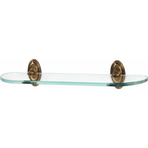 Alno - Classic Traditional 18 Inch Glass Shelf W/Brackets