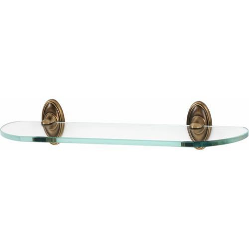 Alno - Classic Traditional 18 Inch Glass Shelf W/Brackets