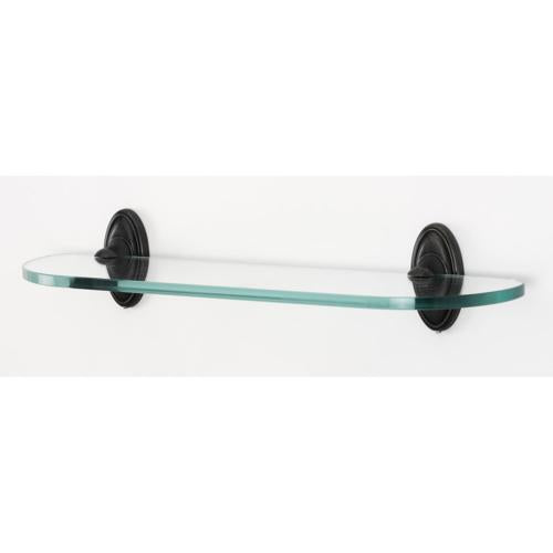 Alno - Classic Traditional 18 Inch Glass Shelf W/Brackets