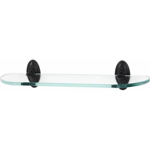 Alno - Classic Traditional 18 Inch Glass Shelf W/Brackets
