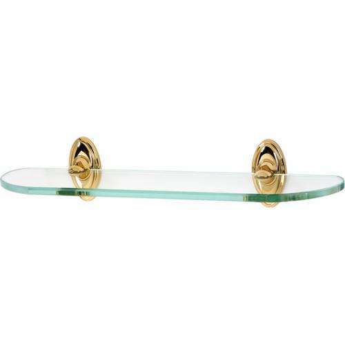 Alno - Classic Traditional 18 Inch Glass Shelf W/Brackets