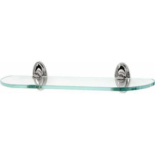 Alno - Classic Traditional 18 Inch Glass Shelf W/Brackets