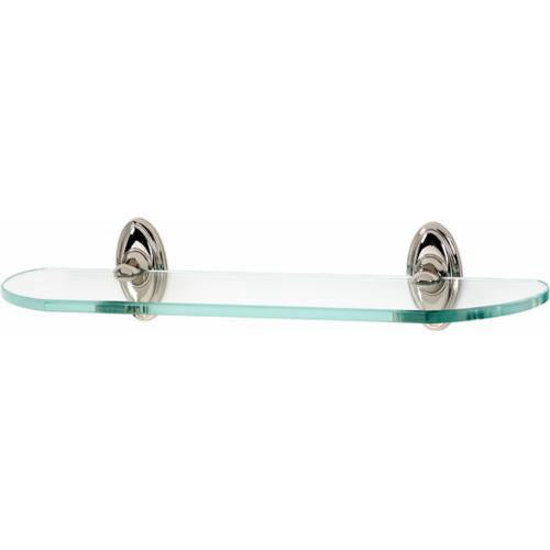 Alno - Classic Traditional 18 Inch Glass Shelf W/Brackets