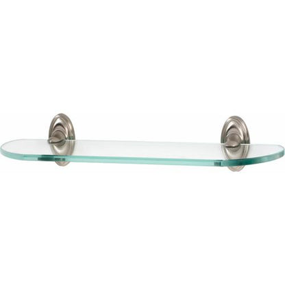 Alno - Classic Traditional 18 Inch Glass Shelf W/Brackets