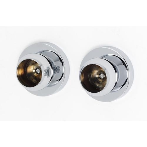 Alno - Contemporary I Shower Rod Brackets Only
