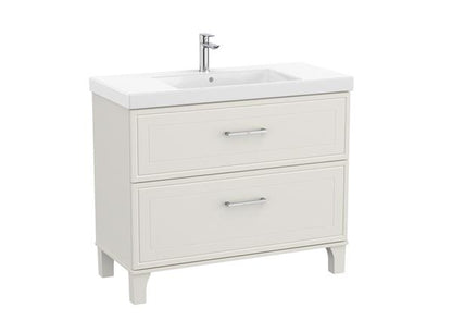 Roca Bath - Romea Two Drawers Freestanding Bathroom Vanity 40 x 18 Inch