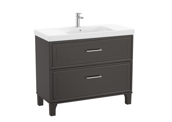 Roca Bath - Romea Two Drawers Freestanding Bathroom Vanity 40 x 18 Inch