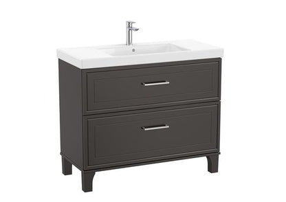Roca Bath - Romea Two Drawers Freestanding Bathroom Vanity 40 x 18 Inch