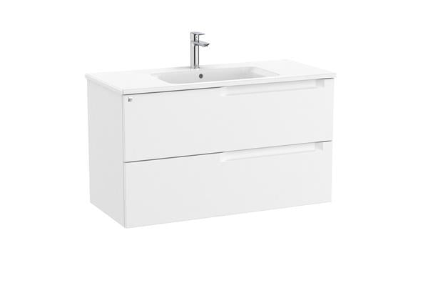Roca Bath - Aleyda Two Drawers Wall-Hung Bathroom Vanity 40 x 18 Inch