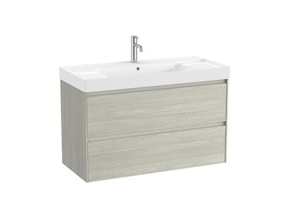 Roca Bath - Ona Two Drawers Wall-Hung Bathroom Vanity 40 x 18 Inch