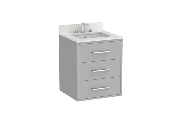 Roca Bath - Maris Freestanding/Wall-Hung Vanity Unit With Three Drawers