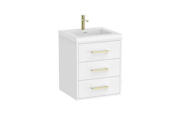 Roca Bath - Maris Freestanding/Wall-Hung Vanity Unit With Three Drawers
