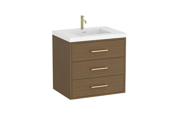 Roca Bath - Maris Freestanding/Wall-Hung Vanity Unit With Three Drawers