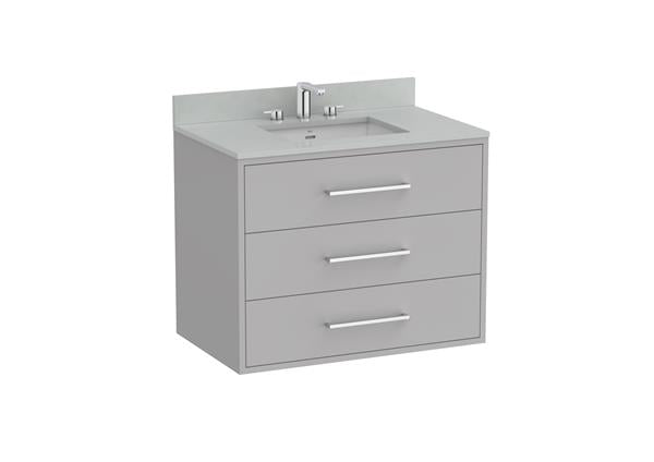 Roca Bath - Maris Freestanding/Wall-Hung Vanity Unit With Three Drawers