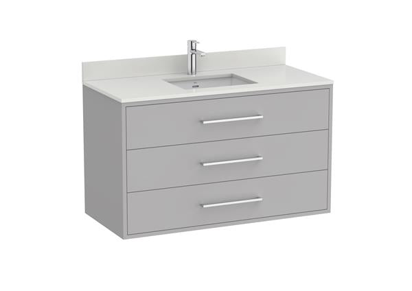 Roca Bath - Maris Freestanding/Wall-Hung Vanity Unit With Three Drawers