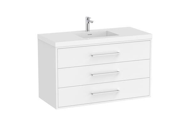 Roca Bath - Maris Freestanding/Wall-Hung Vanity Unit With Three Drawers