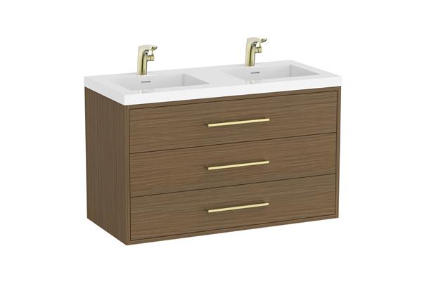 Roca Bath - Maris Freestanding/Wall-Hung Vanity Unit With Three Drawers