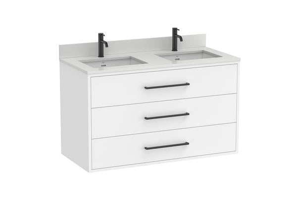 Roca Bath - Maris Freestanding/Wall-Hung Vanity Unit With Three Drawers