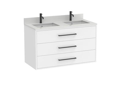 Roca Bath - Maris Freestanding/Wall-Hung Vanity Unit With Three Drawers
