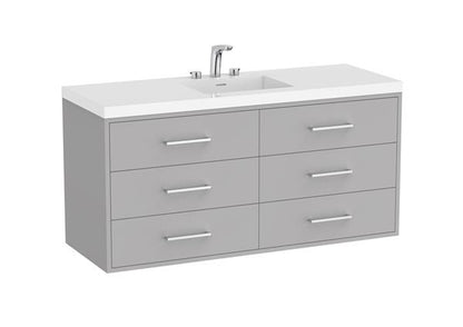 Roca Bath - Maris Freestanding/Wall-Hung Vanity Unit With Six Drawers