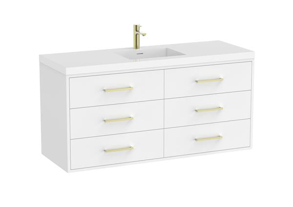 Roca Bath - Maris Freestanding/Wall-Hung Vanity Unit With Six Drawers